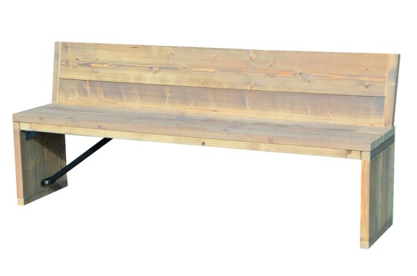 Sitzbank Toskana mit Lehne