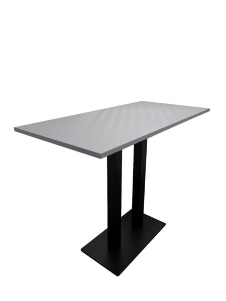 Stehtisch Black DUO Platingrau 110 x 70 cm