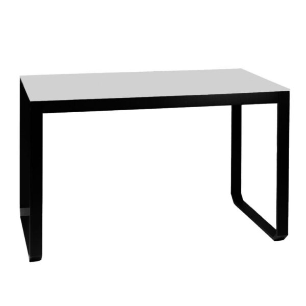 Hochtisch Change schwarz, B1, Platte Outdoor weiß
