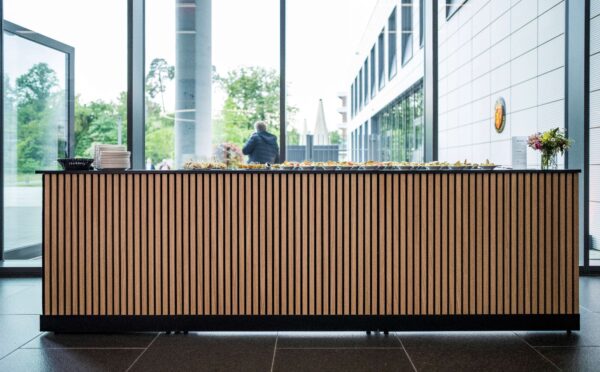 Buffet Ecke oak stripes - schwarz Alternativbild